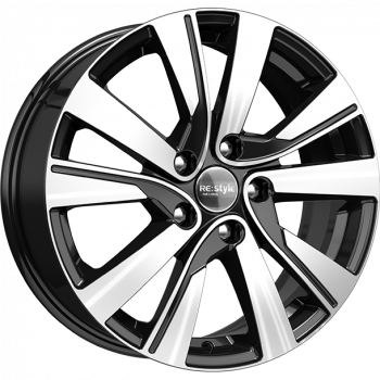 КиК Fluence 749 17x7.0 (5x114.3 ЕТ48/66.1) алмаз черный