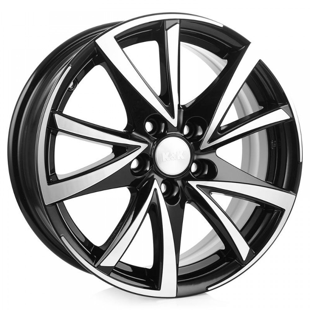 КиК Игуана KC-761 17x6.5 (4x100 ET41/60.1) алмаз черный