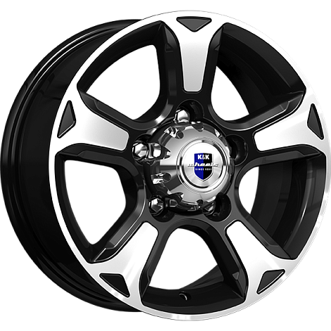 КиК Атлант 16x7.0 5x139.7 ET35/108.5 Алмаз Черный