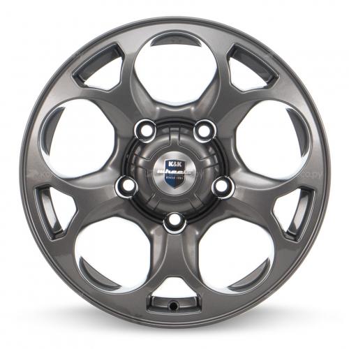 КиК Линкс 16x7.0 5x139.7 ET35/108.5 Антрацит