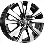 КиК Fluence 749 17x7.0 (5x114.3 ЕТ48/66.1) алмаз черный