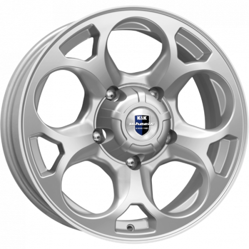 КиК Линкс 16x7.0 (5x139.7 ET35/108.5) Silver (М)