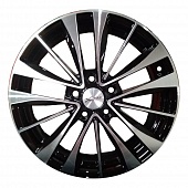 X-trike X-126 17x7.0 (5x114.3 ET35/67.1) BK/FP