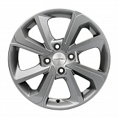 Khomen Wheels 1609 16x6.0 4x100 ET50/60.1 F-Silver (М)