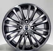 КиК Сильверстоун 17x6.5 4x100 ET43/60.1 Блек Платинум