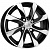 КиК Джемини KC-480 14x5.5 4x100 ET43/60.1 Алмаз черный KLBX