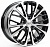 X-trikeRST Corolla/Camry R-036 16x6.5 (5x114.3 ET45/60.1) BK/FP