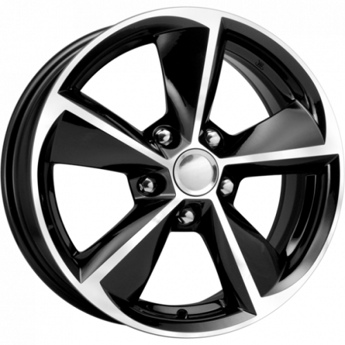 КиК Fokus 681 16x6.5 (5x108 ЕТ50/63.35) алмаз черный