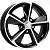 КиК Fokus 681 16x6.5 (5x108 ЕТ50/63.35) алмаз черный