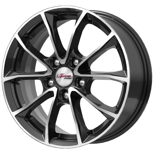 iFree Джет 16x6.5 5x108 ET50/63.4 Блэк Джек (М)