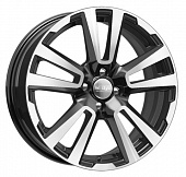 iFree Vesta Cross KC-874 17x6.5 4x100 ET43/60.1 Алмаз Черный