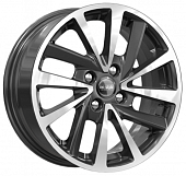 КиК KC-899 15x6.0 4x98 ET33/58.5 Алмаз Черный