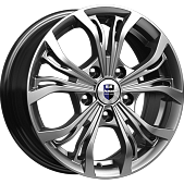 КиК Аламида KC-705 17x7.0 (5x114.3 ЕТ35/60.1) дарк платинум